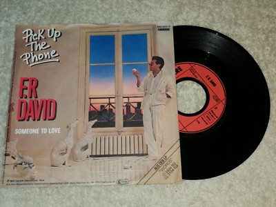F.R David - Pick up the phone   Vinyl  Single 