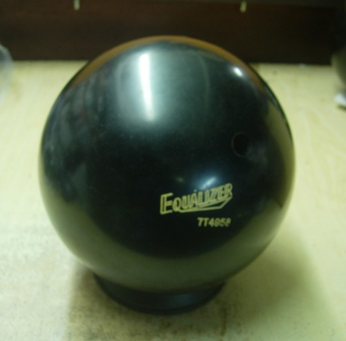 g4 15lb 4oz 1987 Star Trak EQUALIZER BLACK POLISHED Bowling Ball 7T4958 - Picture 5 of 19