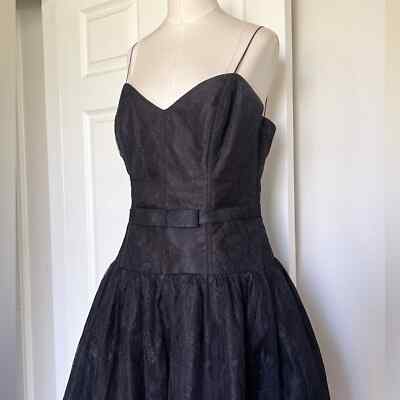 Monique Lhuillier Black Lace-Overlay Mini Cocktail Dress | eBay Monique Lhuillier Black Lace-Overlay Mini Cocktail Dress | eBay
