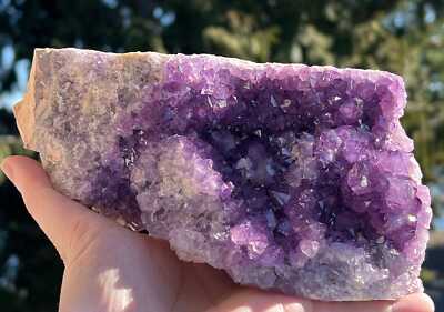 Thunder Bay Amethyst Crystal Cluster, Blue Point Amethyst Mine, Ontario, Canada