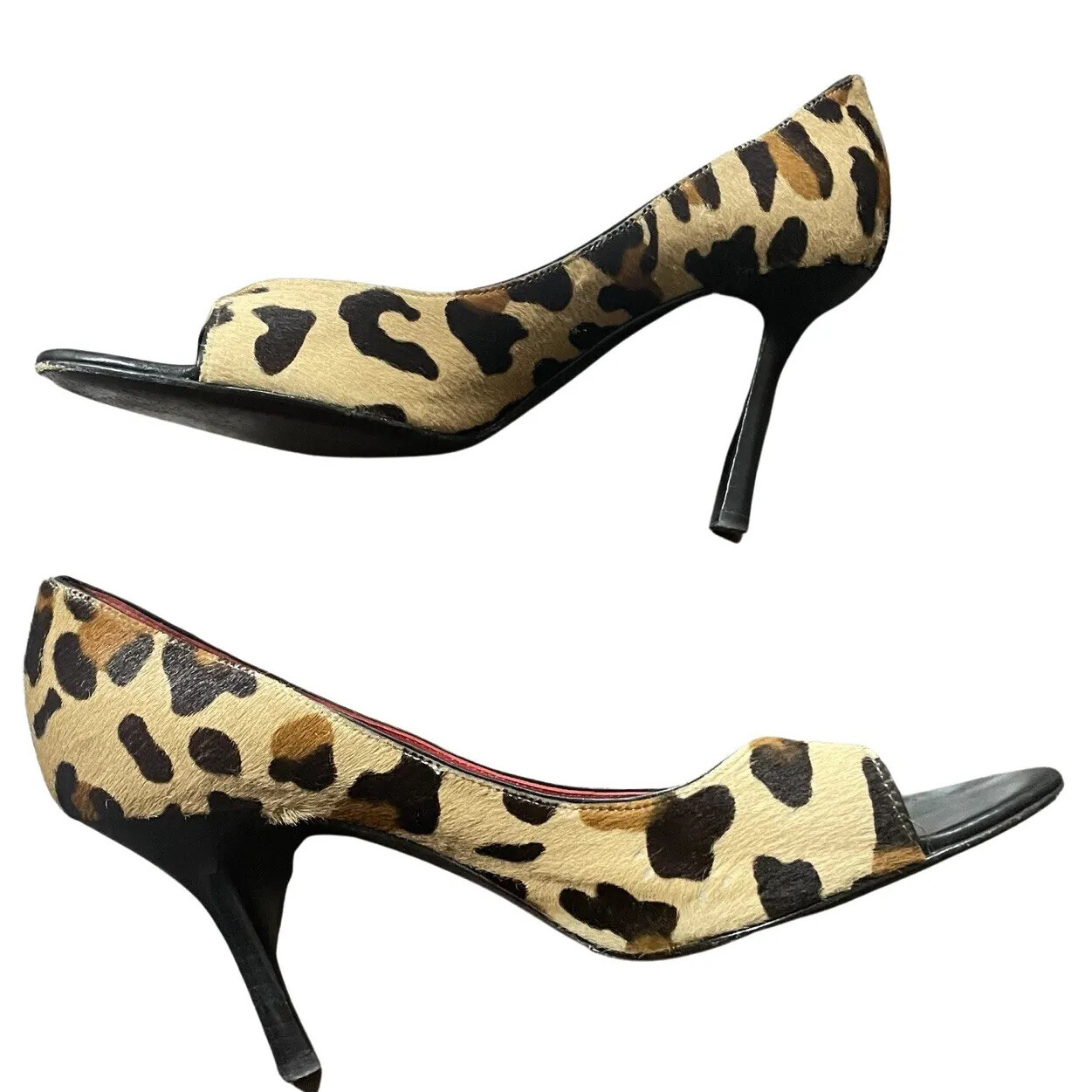 ST. JOHN Women's Size 9B Leopard Animal Print Cal… - image 2