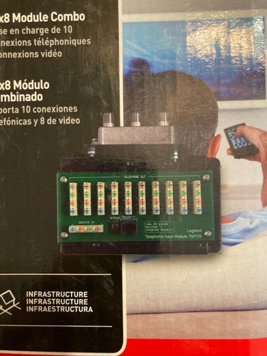 Legrand On-Q 10x8 Combo Modul CO2110-V1 - Bild 2 von 7
