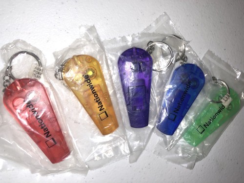 Mix Color 5 pcs Survival Whistle Key chain for Emergency Camping Etc... - Picture 8 of 12
