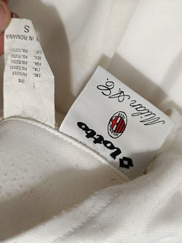 maglia calcio tracktop felpa AC Milan Lotto Roberto Baggio Opel 1997 1998 sweat - Foto 7 di 10