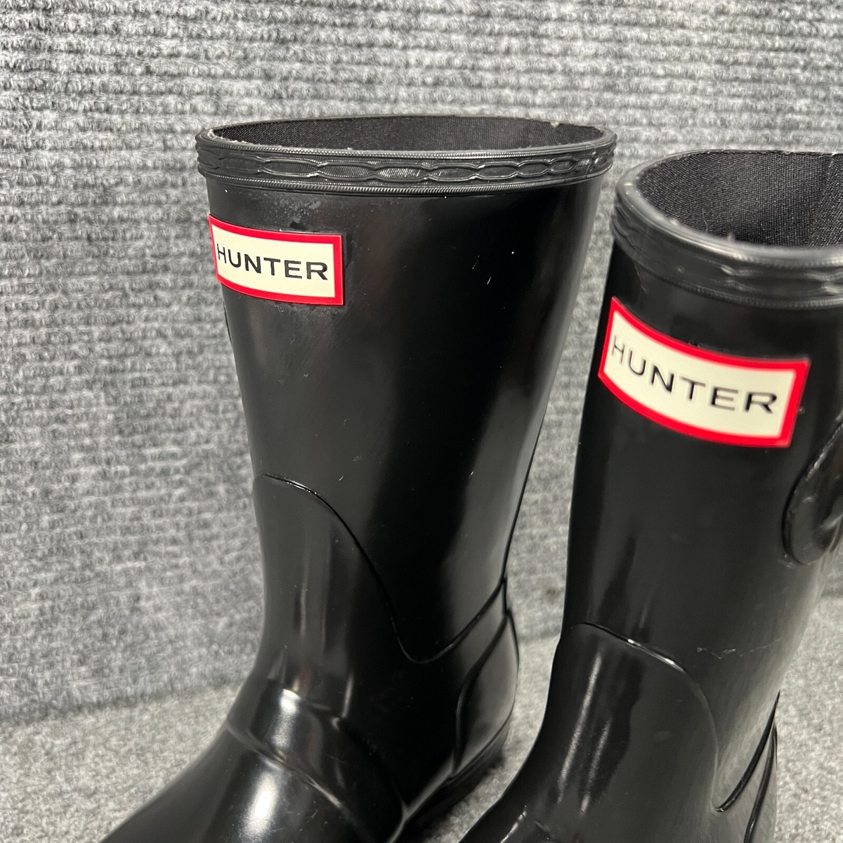 Poshmark Hunter Metallic Rain Boots Hunter Boots Womens Size Black