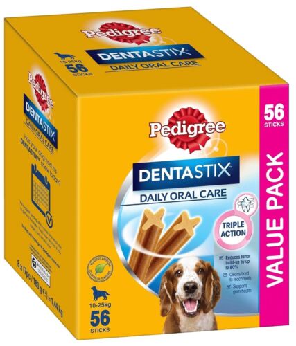 Pedigree Dentastix, Dog Dental Treat, Medium Dog, 56 sticks - Picture 1 of 3
