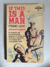 If This Is A Man Primo Levi Four Square Horwitz Australian Edition 1963 PB Book