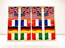 Stormbecker 1/32 Slot Car Flag Set Original Stickers Very Rare