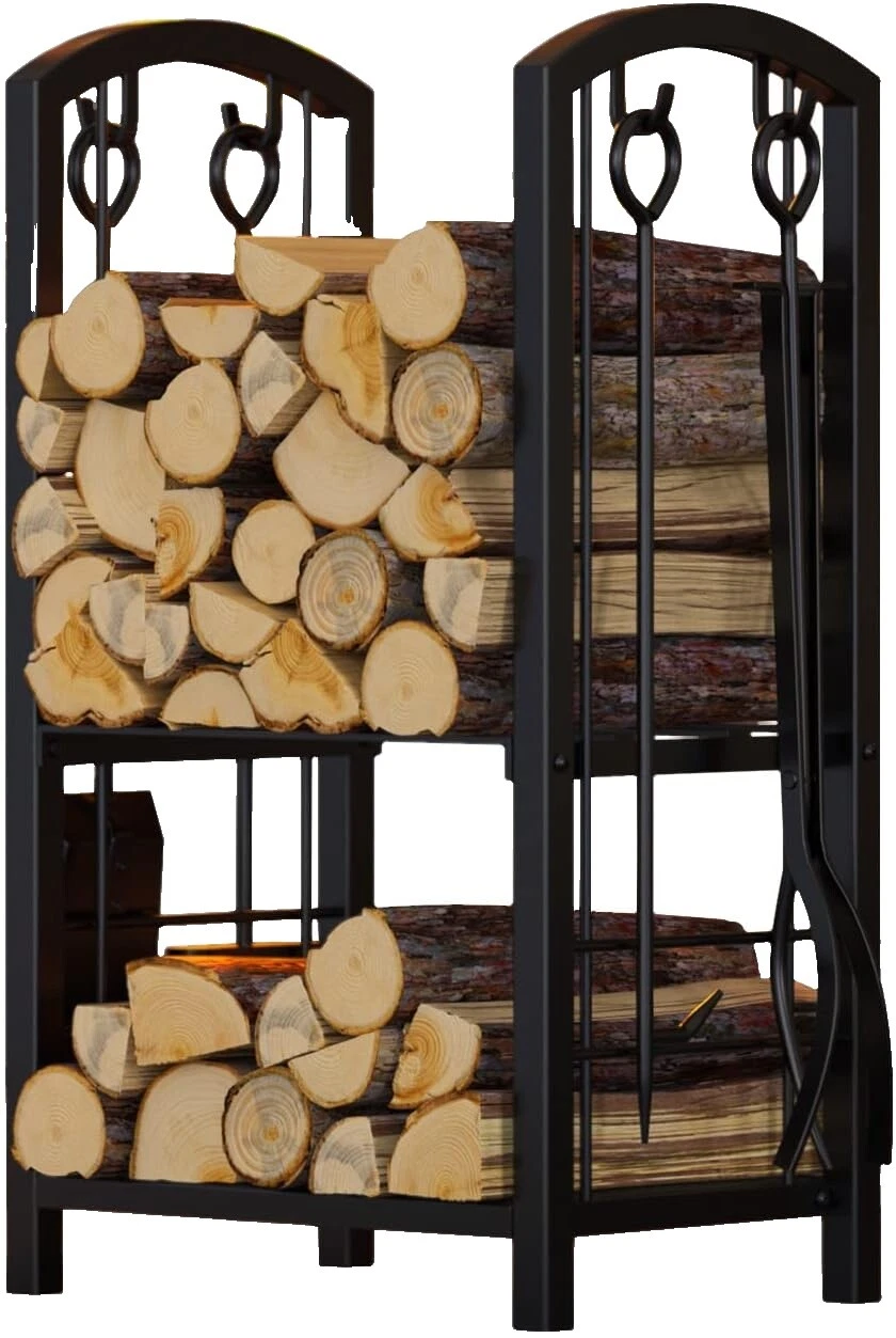 Iron Log Holders & Carriers
