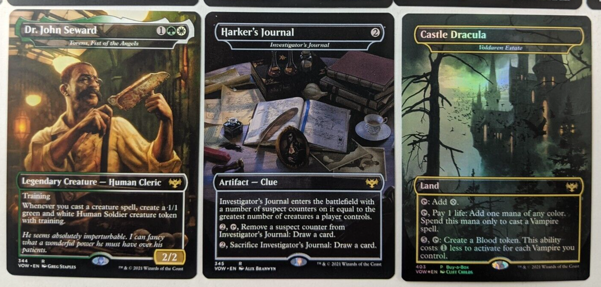 Dracula MTG Complete Set 18 Card Magic the Gathering Innistrad Crimson Vow  Art | eBay