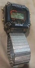 Zeemex 2000 30m Watch With New Battery.