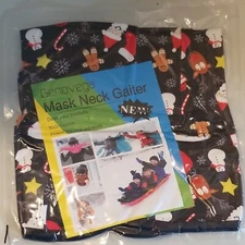 "New" In Pkg Christmas Themed Kids Genovega Mask Neck Gaiter Warmer Dickie