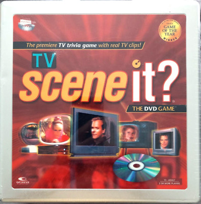 NEW Scene It The DVD Game Tin Container Sealed TV Movies Trivia Family Fun