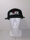 New Blitz Barz Snack Bar Company Logo Fitted Hat Men's Black