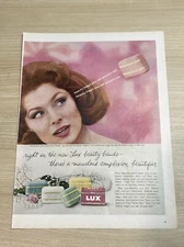 Lux Beauty Bar Soap Suzy Parker 1961 Vintage Print Ad Life Magazine