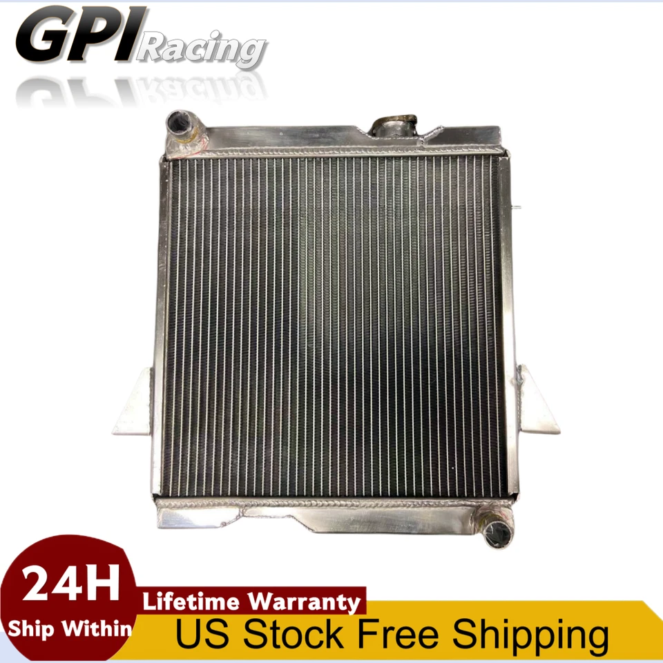 3 Row Aluminum Radiator For 1969 1970 1971 1972 1973 1974 Triumph TR6 2.5L - Image 2 of 4