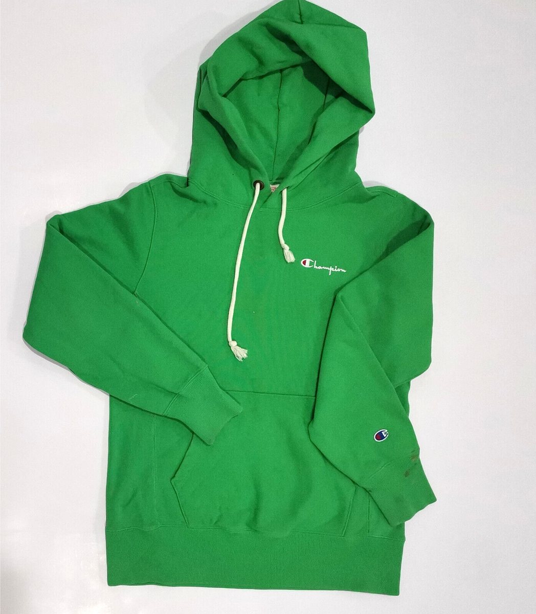 Champion Reverse Weave Warm Up Hoodie Embroidered Red LBL