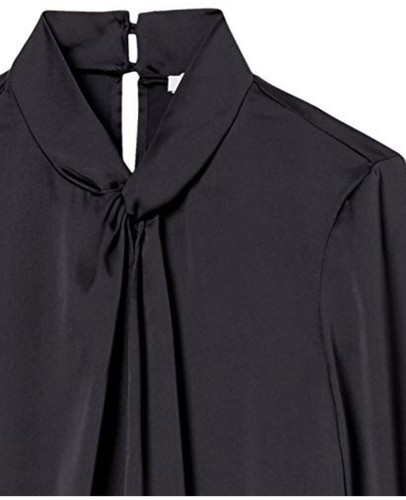 Lark & Ro” Women's Satin Georgette (L -14 Black ( New) - Picture 3 of 5