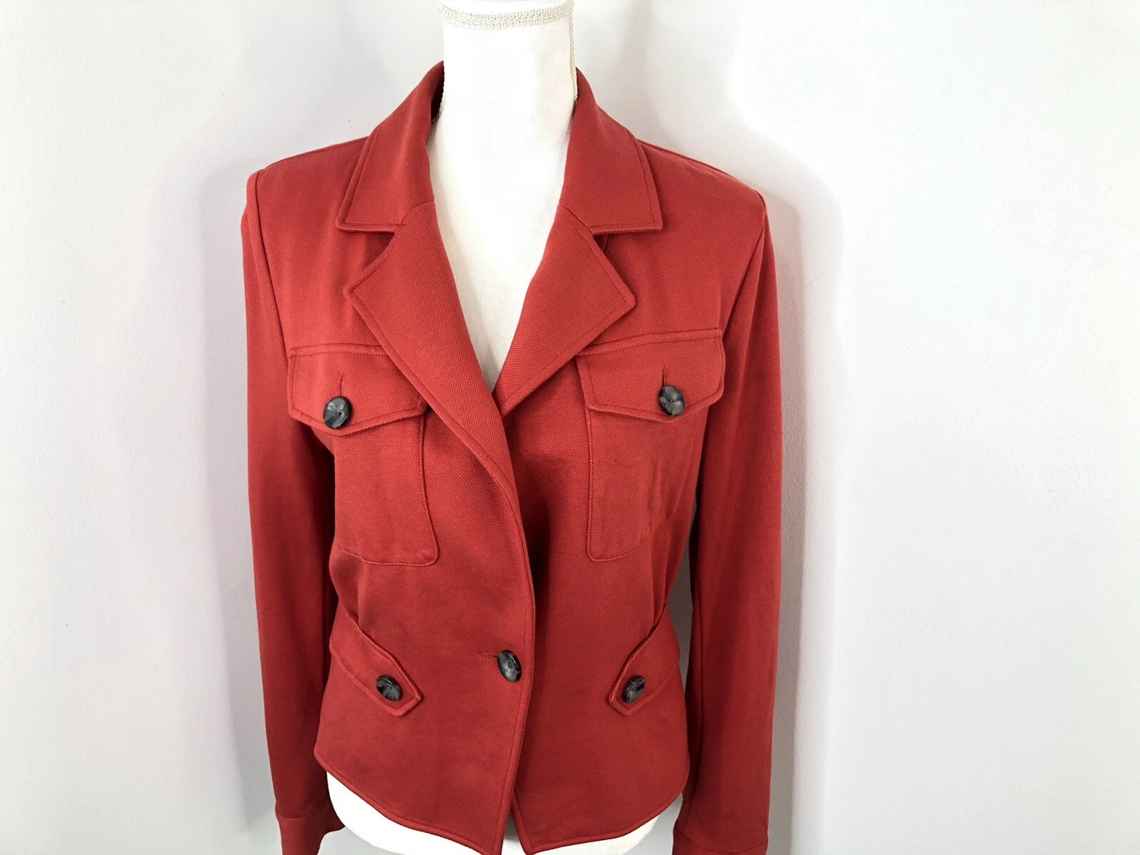VETEMENTS Blazer da donna CAbi taglia 6 giacca rossa stile 3374