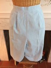 NWOT Vintage Pin Stripe High Waist Full Shorts 12