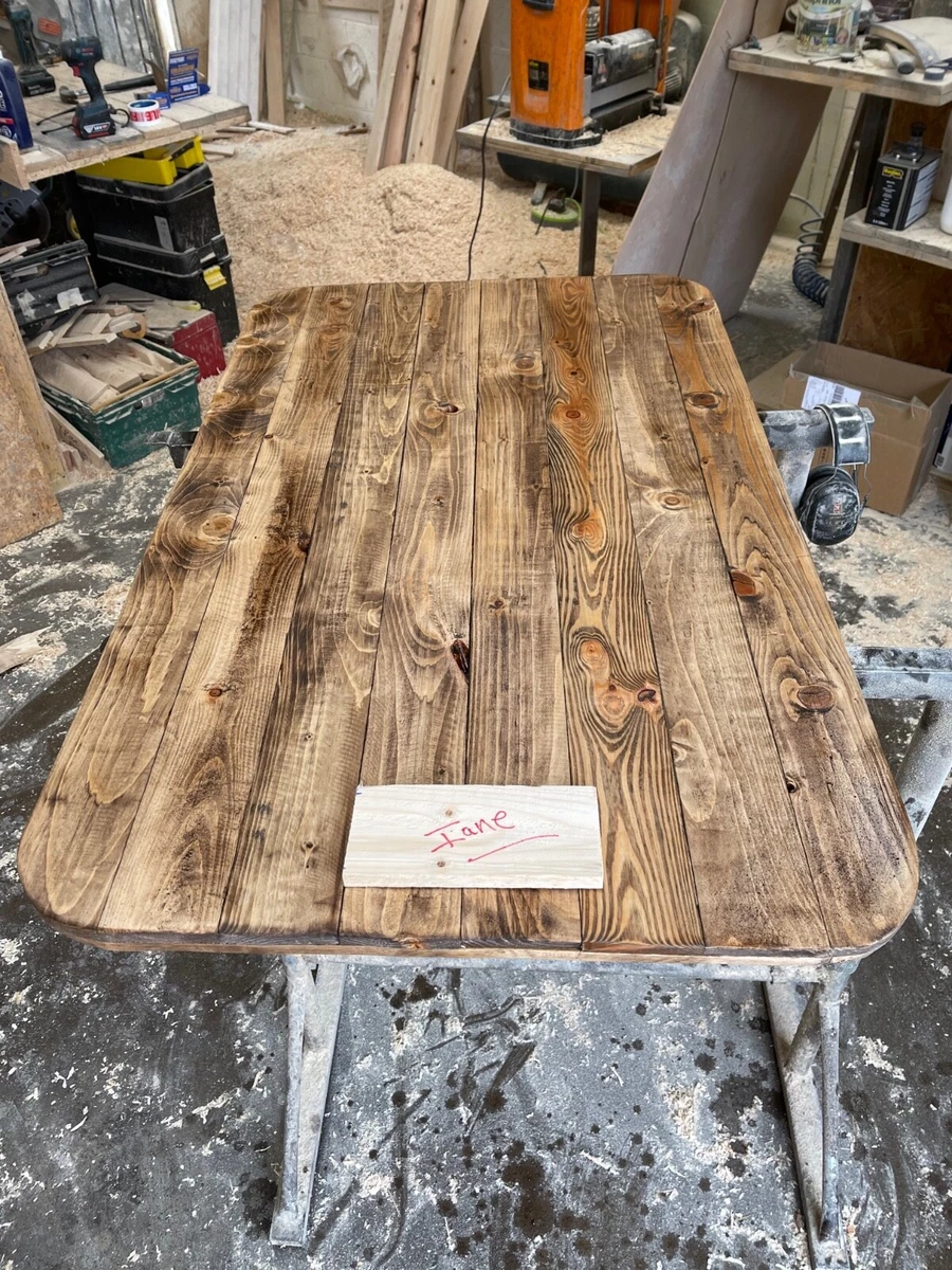 Reclaimed wood 2024 pedestal table