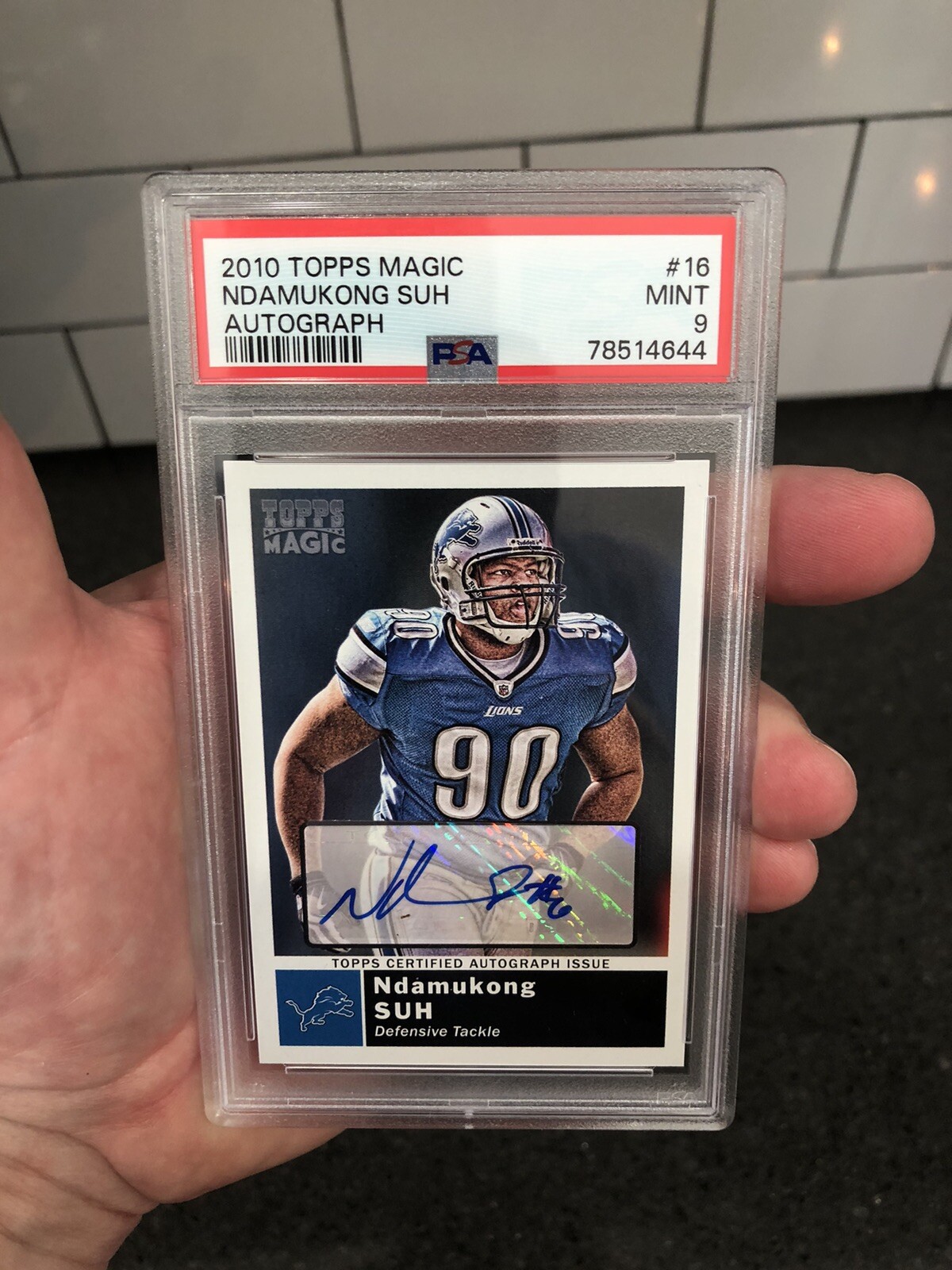 Ndamukong Suh Topps Magic #16 Autograph
