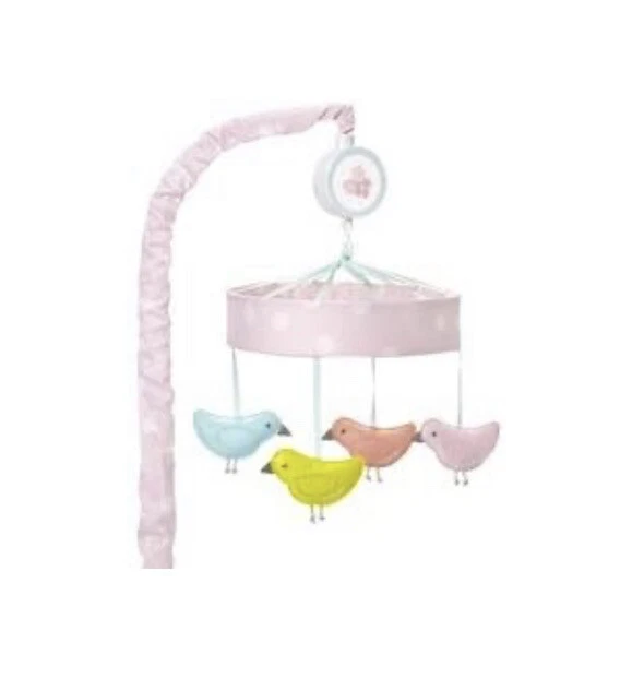 Nuevo Koala Baby All Ashore Room to Grow Colección Pájaros Rosa Musical Móvil Nuevo en Caja Foto 2 de 4