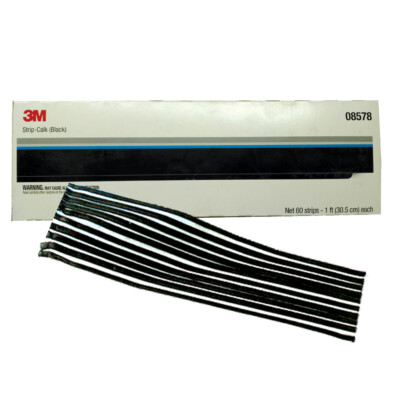 60ct 3M Strip Calk Black 08578 - 1' Butyl Rubber Caulking for