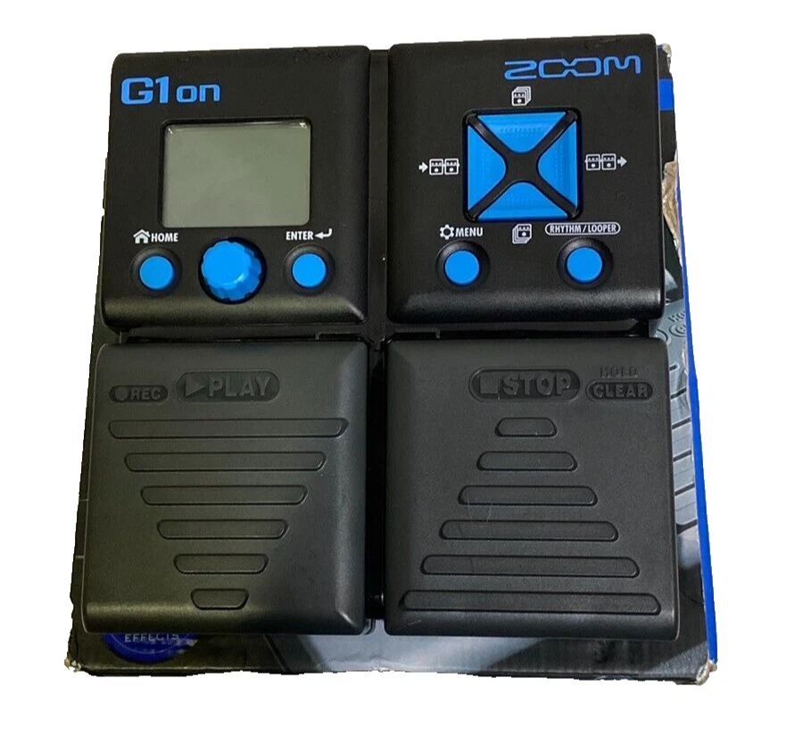 ZOOM G1on Guitar Effects Pedal with box 124138 used Japan
