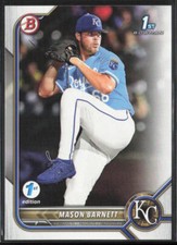 2022 Bowman Draft 1st Edition Mason Barnett BD-172 1st | Kansas City Royals