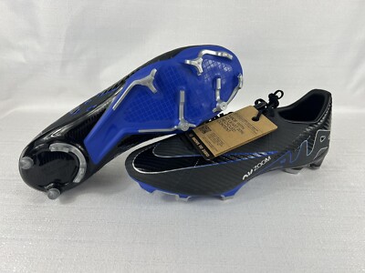 Zoom Vapor 15 Academy FG/MG Men's Size 13 Black/Chrome-Hyper Royal DJ5631-040