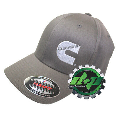 Dodge Cummins Charcoal Gray Ball cap fitted flex fit stretch cummings Hat L//XL