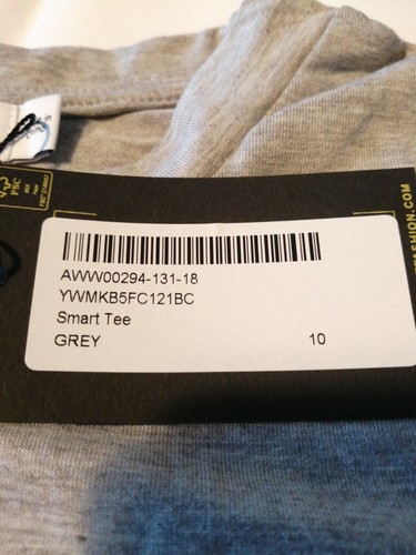 Warehouse Ladies Smart Tee Grey Size 10 With Tags - Picture 4 of 5