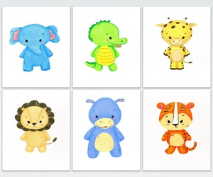 wild animal nursery decor