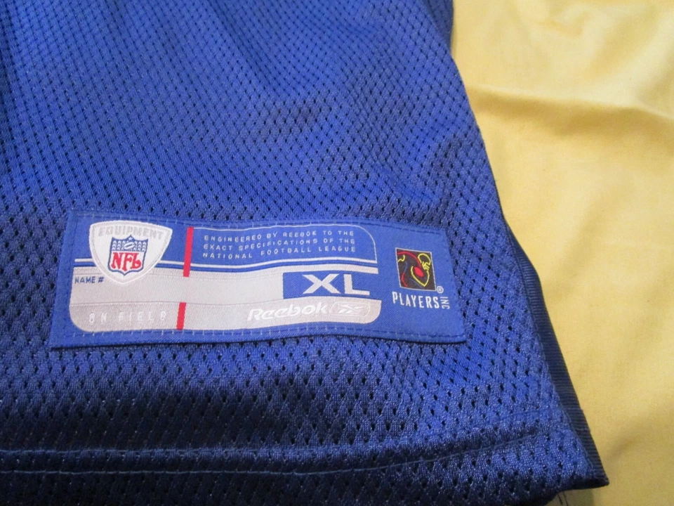 Jeremy Shockey Jersey Mens Sz XL Reebok NFL Equipment NY Giants Foto 3 de 3