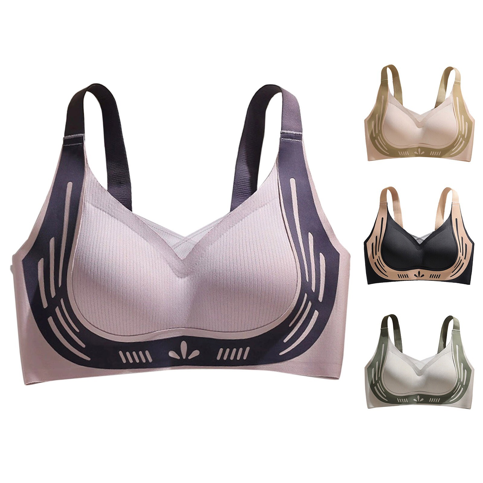 Traceless Soft Push Up Bra with Underwire for Women – Totila Support  
