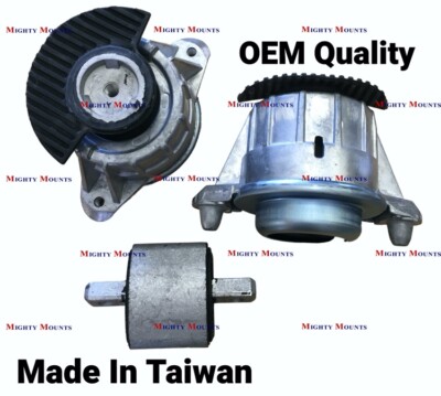 MMA435 3pc Motor Mounts fit RWD non-4MATIC COUPE 2010 - 2014 Mercedes