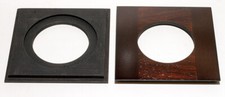 1 LENS BOARD 4.5"Sq. for Eastman 2D 5x7" made of JATOBA wood, for Copal 3 hole