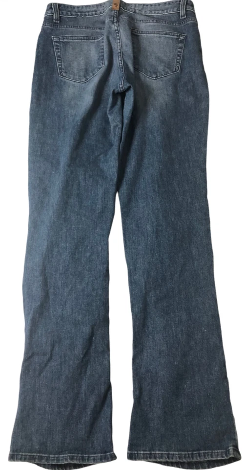 Pantalones de mezclilla para mujer FRX Clothing elásticos de diseñador lavado medio azul (talla: 31) Foto 2 de 4