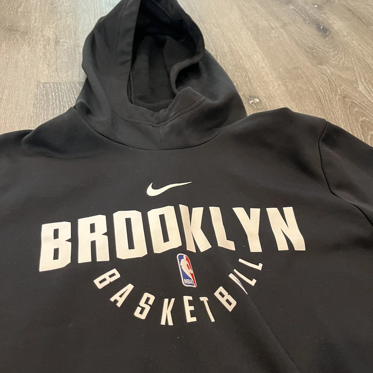 Youth Brooklyn Nets Nike Dri Fit Black Hoodie Size Youth XL | eBay