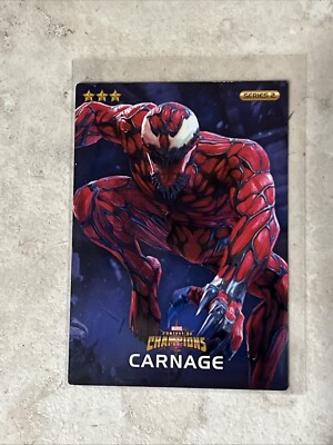 Carnage Contest of Champions Video Game Card Dave & Busters Marvel Series 2 #11
