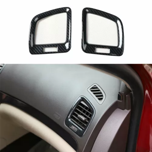For Buick Regal 2009-2016 Carbon Fiber Pattern Side Air Outlet Vent Cover Trim - Picture 4 of 7