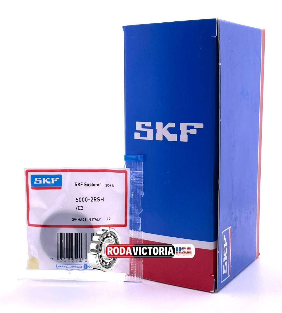 SKF 6000 2RSH C3 DEEP GROOVE BALL BEARING, RUBBER SEALED SKF 6000 2RSH C3 DEEP GROOVE BALL BEARING, RUBBER SEALED