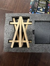 Verse Chalk 4 Mini Chalkboard Slates With Easels Including Pack Of 4 Markers NEW