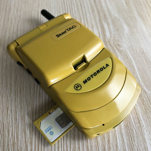 Motorola StarTAC 338 338c Old Fashion 2G GSM Classic Flip Antenna CellPhone - Picture 2 of 22