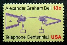 1683 MNH 1976 13c Alexander Graham Bell Telephone telephonic communication cell