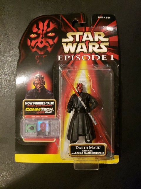 1998 Hasbro Star Wars Episode 1 CommTech Darth Maul Action Figure- for sale online | eBay