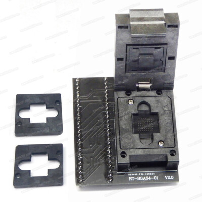 RT-BGA64-01 1.0mm Spacing Frame 11*13mm EMMC Adapter for RT809H Programmer