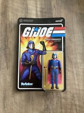 G.I. Joe Super 7 Reaction Figure Cobra Commander with Cape & Scepter