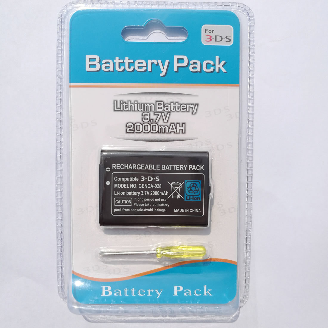 2000mAh Battery for Nintendo 3DS,N3DS,2DS,2DS XL,CTR-001,JAN